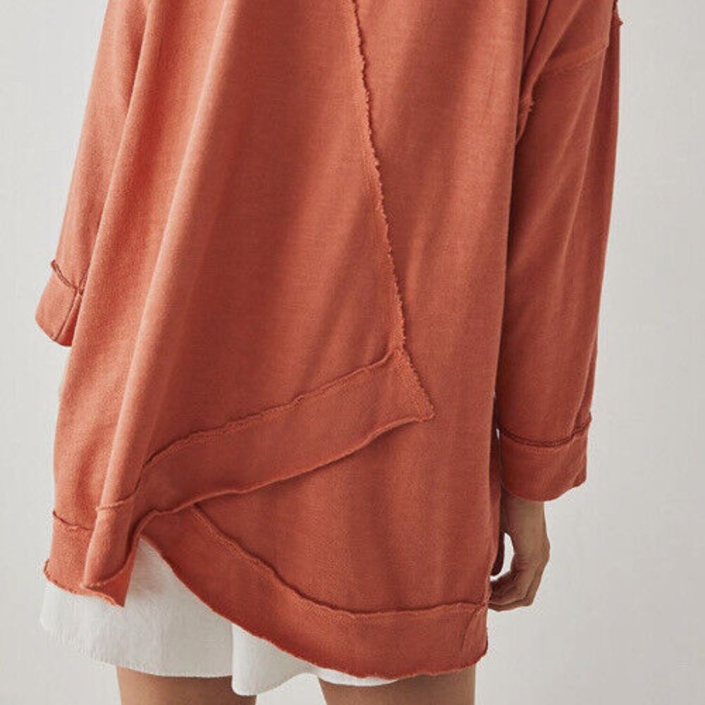 FREE PEOPLE INTIMATELY organic cotton pullover Sz M NEW - Picture 2 of 10
